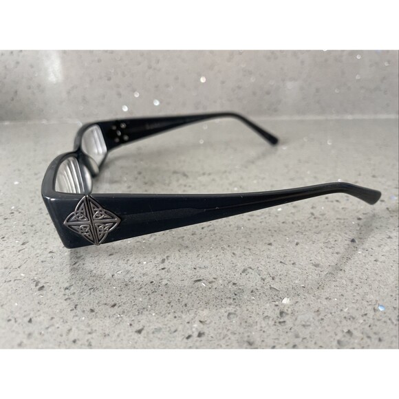 Nicole Miller eyeglasses frames ONLY Eye-Rish Girl Lagoon 52-15-130 black - Picture 3 of 10